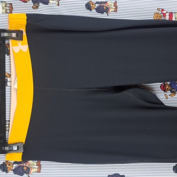 Women's Under Armour Georgia Tech compression heat gear LG athletic blue pants - Picture 2 of 8